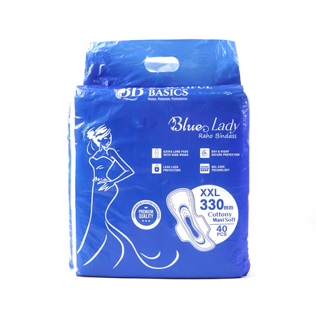 Blue Lady Extra Long Pads With Wides Wings Sanitary Pads 320 Mm 40-pack