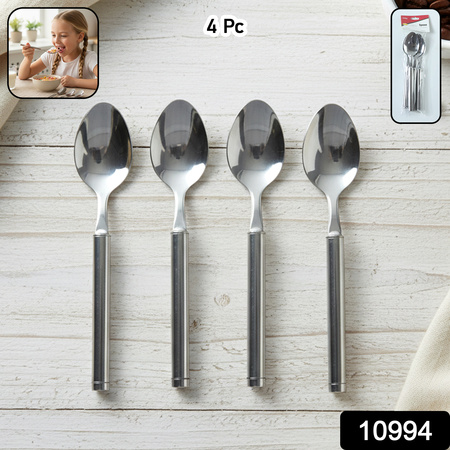 Stainless Steel Dinner Spoon Set (4 Pc Set)