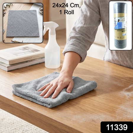 Disposable Cleaning Cloth Roll Reusable Microfiber Kitchen Towel Tear-off (1 Roll)