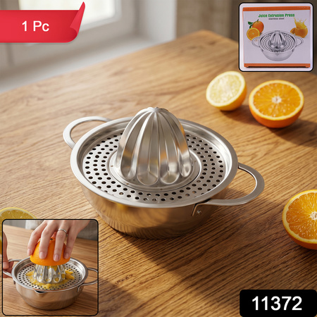 Stainless Steel Citrus Juicer  Easy Manual Hand Press For Fresh Juice