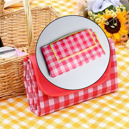 1082 Picnic Blanket Beach Mat Waterproof Blanket Foldable Picnic Beach Camping (142cmx95cm)