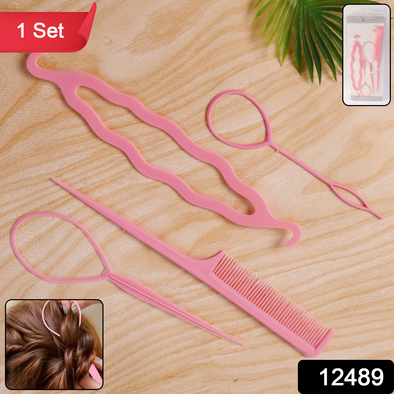 Multi-purpose Hair Styling Braiding Tool Set