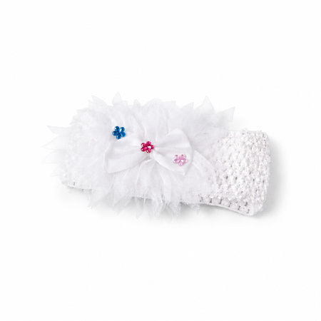 Cute Soft Elastic Floral Baby Headband Stylish Stretchable Hair Band (1 Pc)