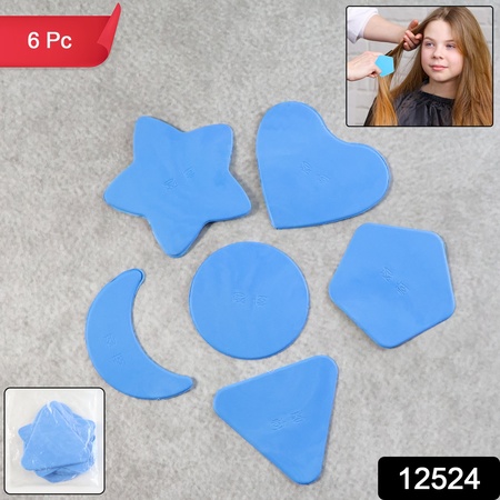 Haircut Design Stencil Set 6-in-1 Safe Hair Trimmer Molds