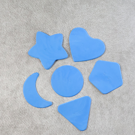 Haircut Design Stencil Set 6-in-1 Safe Hair Trimmer Molds