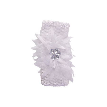 Cute Soft Elastic Floral Baby Headband Stylish Stretchable Hair Band (1 Pc)
