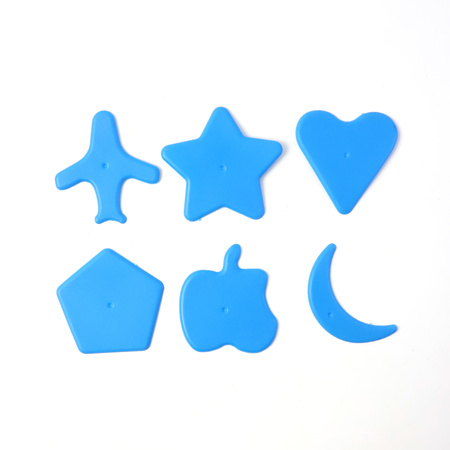 Haircut Design Stencil Set 6-in-1 Safe Hair Trimmer Molds