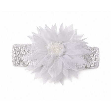 Cute Soft Elastic Floral Baby Headband Stylish Stretchable Hair Band (1 Pc)