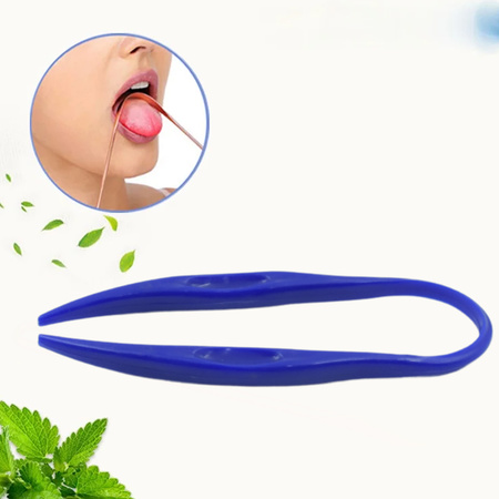 Plastic Tongue Cleaner For Kids Adults Tongue Scraper For Bad Breath Maintain Oral Hygiene For Daily Use For Fresh Breath Bacteria Removal Improved Taste Plastic With Handle Tongue Cleaner (1 Pc )
