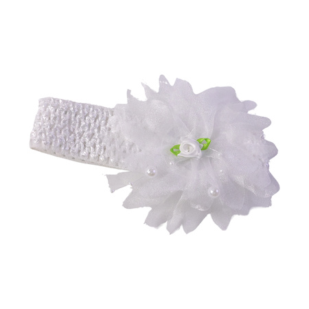 Cute Soft Elastic Floral Baby Headband Stylish Stretchable Hair Band (1 Pc)