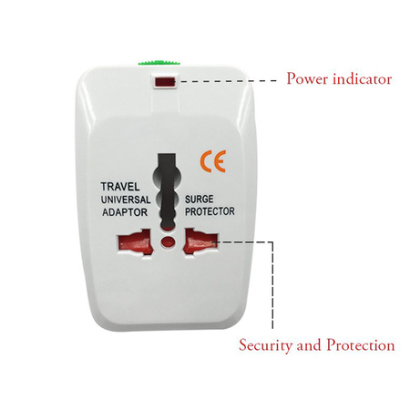 12671 All-in-one Universal Worldwide Travelling Ac Adaptor Plug (Au Uk Us Eu) International Power Charger Electric Usb Power Plug Socket Adapter Converter (1 Pc)