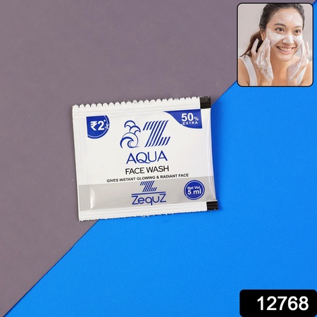 Zequz Aqua Face Wash Sachet (5 Ml 1 Pc)