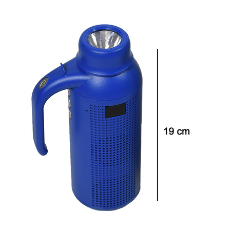 1287 Smart Bluetooth Speaker With Torch Light Wireless Bluetooth Speaker Night Flash Light Speaker