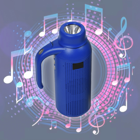1287 Smart Bluetooth Speaker With Torch Light Wireless Bluetooth Speaker Night Flash Light Speaker