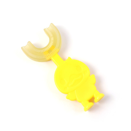 Cute Cartoon Duck U-shape Baby Toothbrush (1 Pc Mix Color)