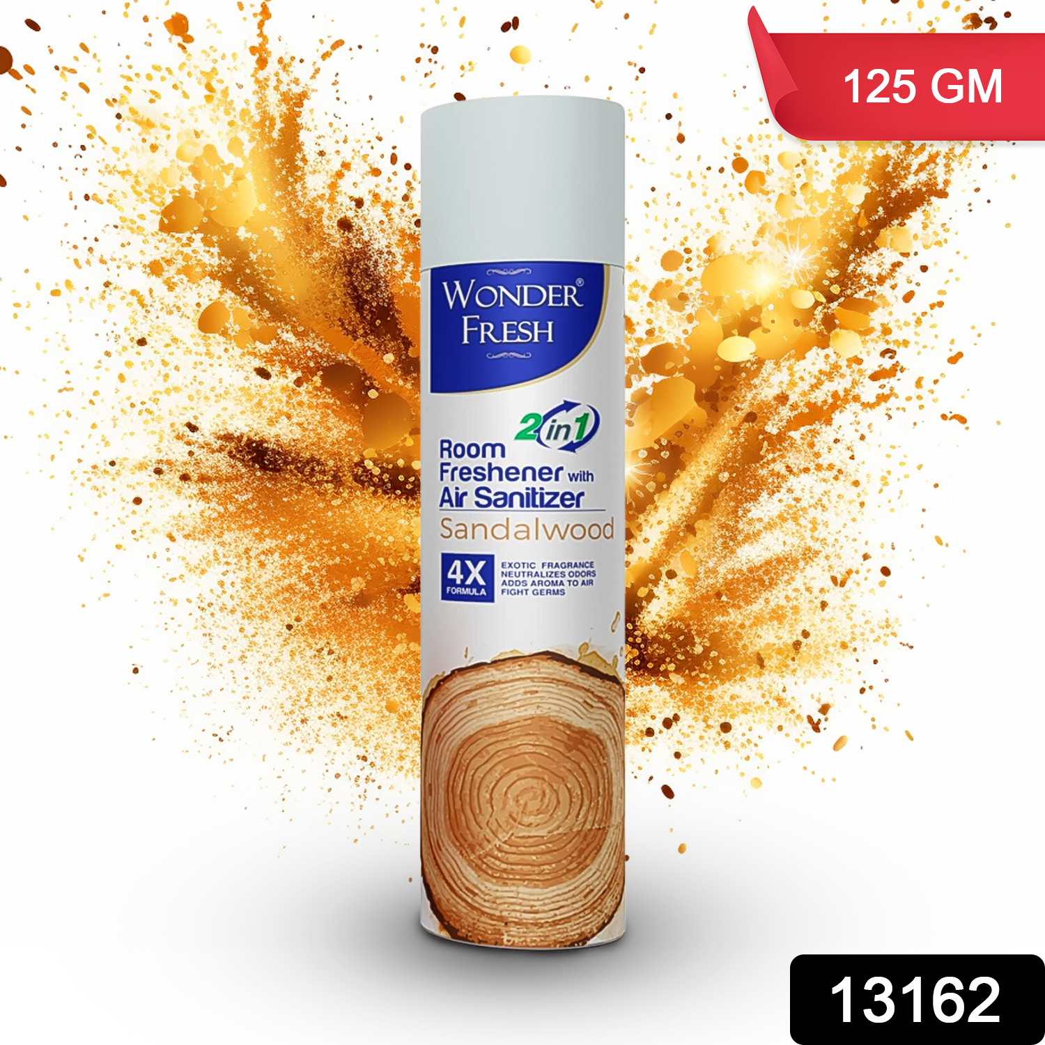 Fresh Air Freshener Spray Sandalwood Fragrance Long Lasting Fragrance For Home Office (Mix Fragrance 125 Gm)