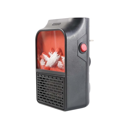 Portable Electric Fireplace Lamp Led Flame Heater (900w 1 Pc)