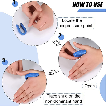 Plastic Magnetic Acupressure Clip (1 Pc)