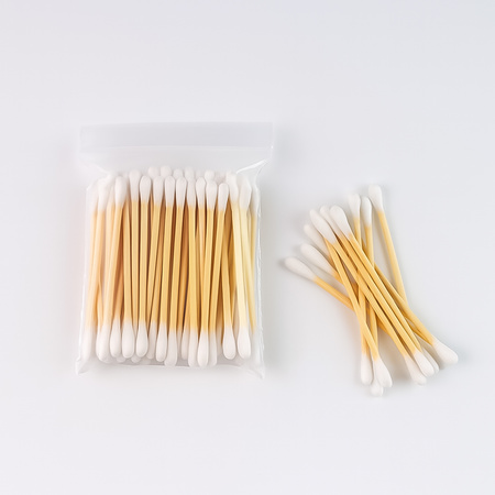 Eco-friendly Wooden Cotton Ear Buds (1 Pkt 100 Pcs Approx)