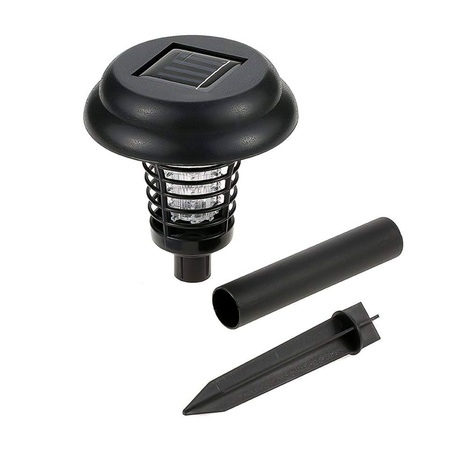 Garden Lighting Uv Led Solar Powered Led Mosquito Trap Bug Zapper (2 Pc)