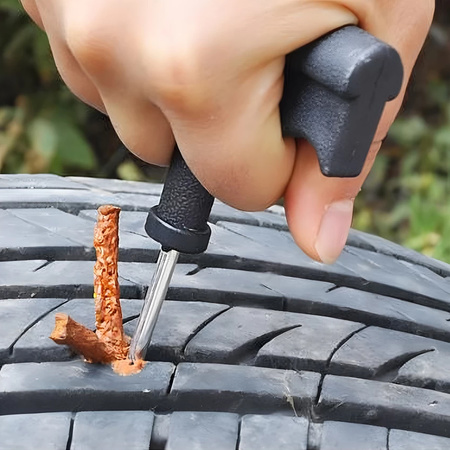 Tire Repair Strings Rubber Strips For Cars Bike (10 Pcs Set )