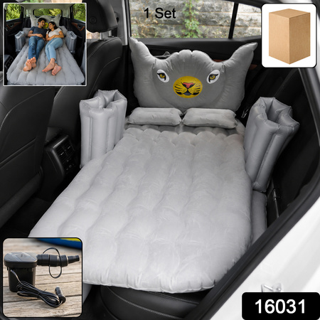 Car Air Mattress Bed Set Inflatable Travel Bed With Pillow Cushions Air Pump