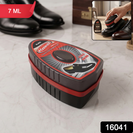Maxwax Black Instant Shoe Shiner (1 Pc 7 Ml)