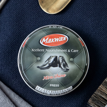 Maxwax Black Shoe Polish Cream (1 Pc 40 Gm)