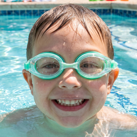 Kids Anti-fog Swimming Goggles With Adjustable Strap And Leak-proof Design 1 Pc