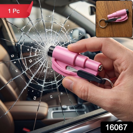 Keychain Car Window Glass Breaker Seat Belt Cutter Tool