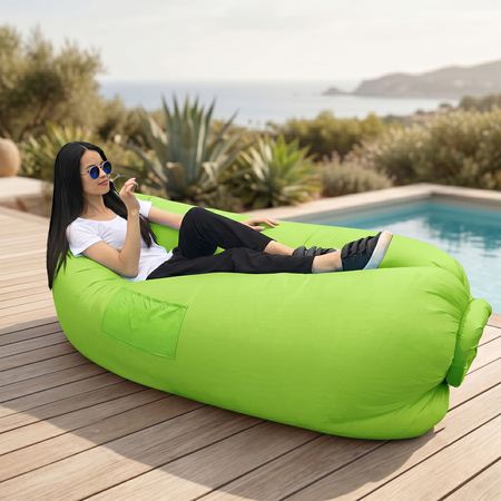 Inflatable Air Lounger Sofa For Outdoor Relaxing Travel (1 Pc)