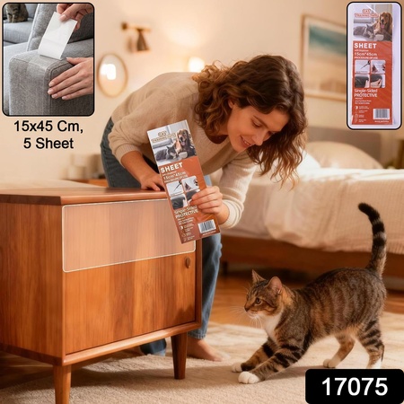 Cat Scratch Furniture Protector  Clear Anti Scratch Tape Set Of 5
