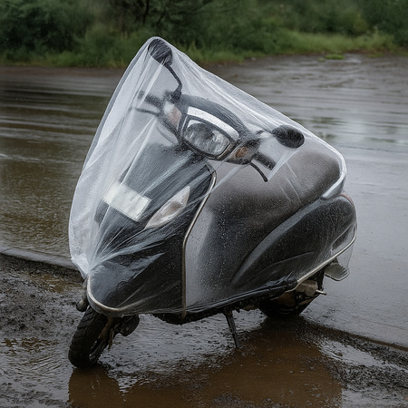 Big Disposable Plastic Activa Cover (1 Pc)