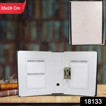 Button Clip Box File Paper Holder Organizer School Office Home For Documents (3528 Cm 1 Pc
