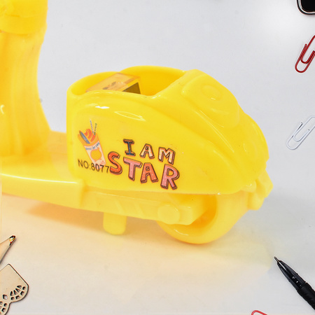 Bike Shaped Pencil Sharpener Unique And Fun Stationery Accessory For Creative Workspaces