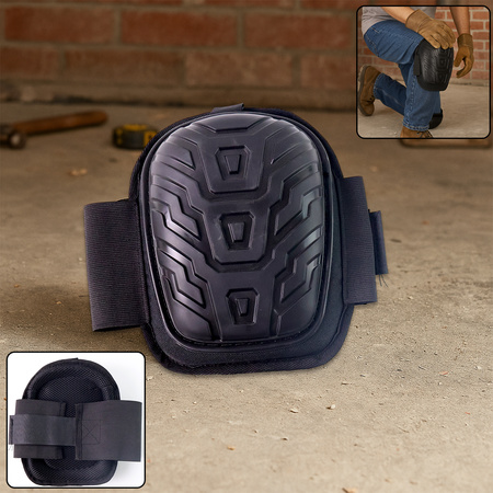 Heavy-duty Work Knee Pad With Shock-resistant Shell Adjustable Straps (1 Pc)