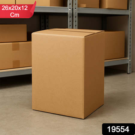 Heavy-duty Brown Box For Product Packing (26x20x12 Cm 1 Pc)