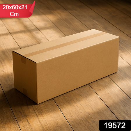 Heavy-duty Brown Box For Product Packing ( 20x60x21 Cm  1 Pc)