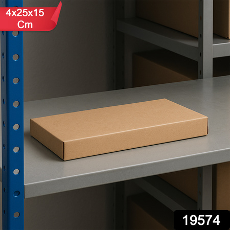 Heavy-duty Brown Box For Product Packing (4x25x15 Cm  1 Pc)