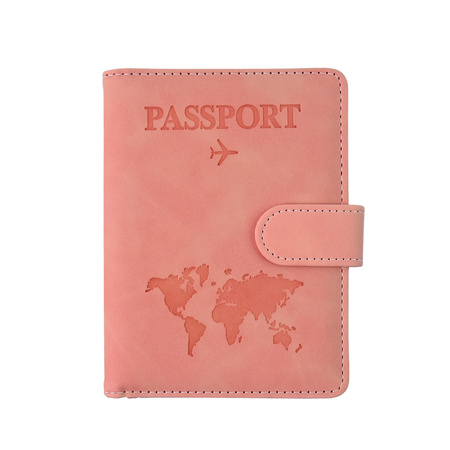 Premium World Map Design Travel Passport Holder Wallet (15x11cm 1 Pc)