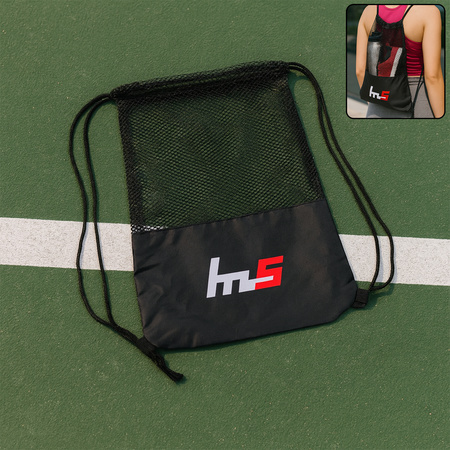 Mesh Drawstring Gym Sack Breathable Sports Backpack (1 Pc)