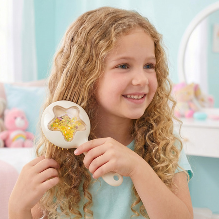 Cute Star Design Kids Hair Brush Soft Bristle Detangling Hair Comb (1 Pc)