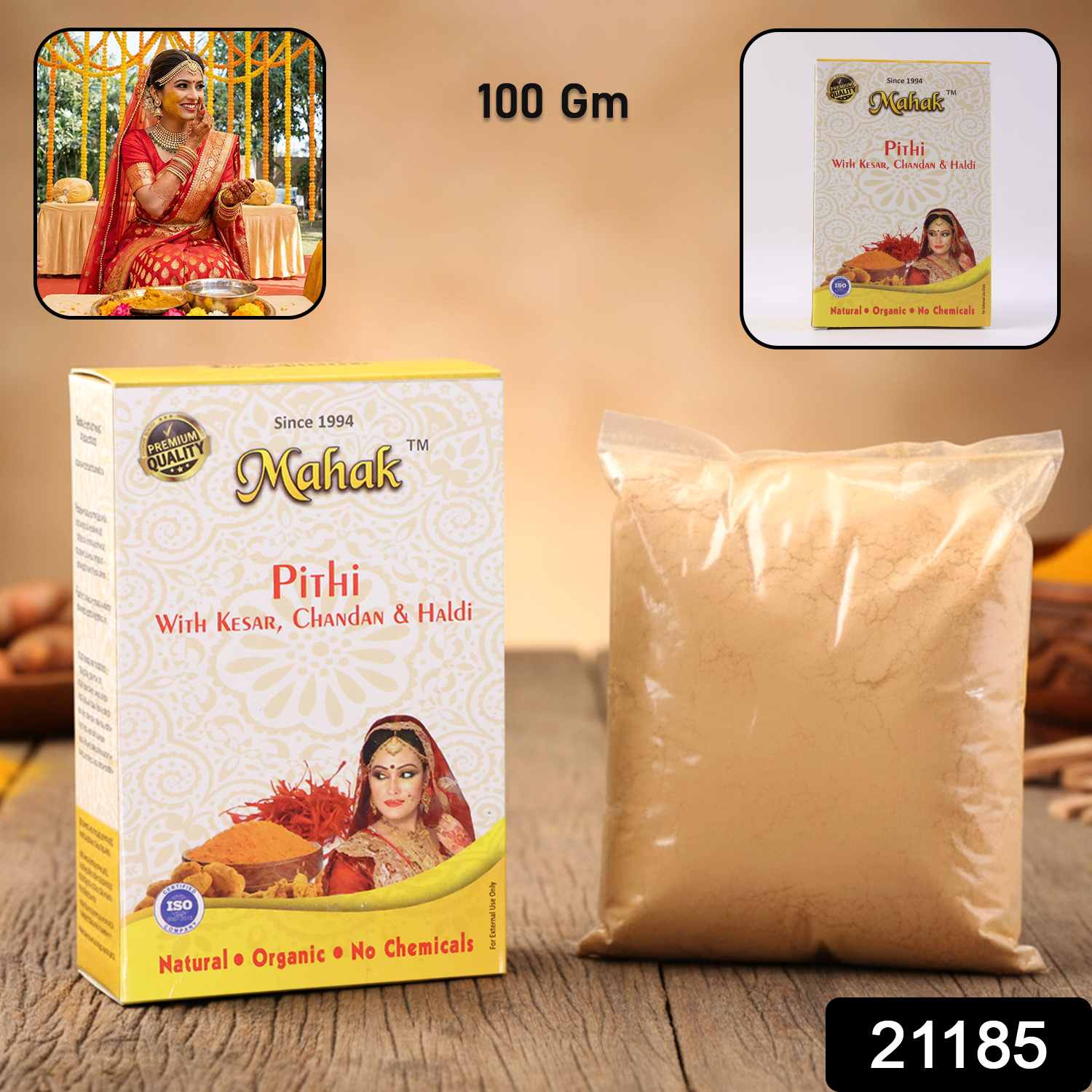 Traditional Face And Body Mahak Pithi 100 Gm