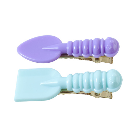Cute Mini Spade Leaf Shape Hair Clip Set (2 Pc)