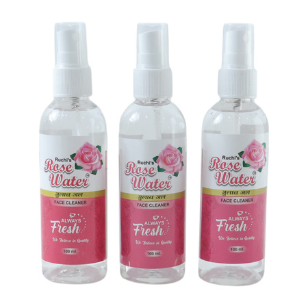 Rose Water Face Spray Set (3 Pc Set 100 Ml Each)
