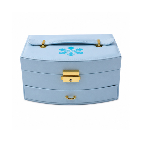 Premium Multi Layer Jewelry Storage Box With Mirror (1 Set)