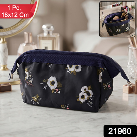 Stylish Multipurpose Cosmetic Storage Pouch Bag (1 Pc 18x12 Cm)