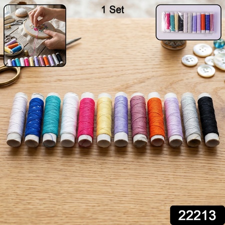 Multicolor Polyester Sewing Thread  Assorted Colors For Quick Repairs