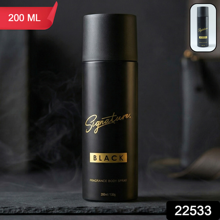 Signature Premium Black Fragrance Body Spray 200 Ml