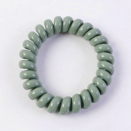 Soft Stretchable Telephone Wire Style Hair Bands Set (1 Pc)